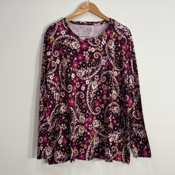 Kim Rogers Perfectly Soft Cotton Blouse 3X - Picture 1 of 7